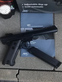 Airsoftova plynová pištoľ MK1 - Čierna - 4