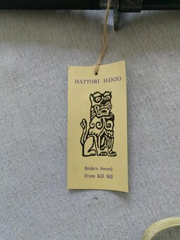 Katana HATTORI HANZO KILL BILL - replika +podpisy Tarantino - 4