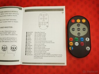 4ks led par reflektory RGBW-140W + Taška - 4