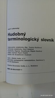 HUDOBNY TERMINOLOGICKY SLOVNIK - 4