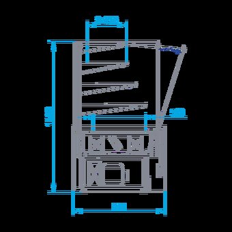 Chladiaca cukrárska vitrína RAPA - 4