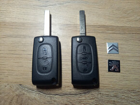Kľúč Peugeot Citroen 2-3 tlačítkový - 4