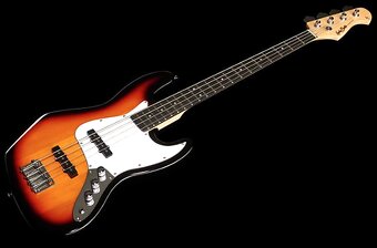 Fender Jazz Bass Sunburst ba Harley Benton - 4