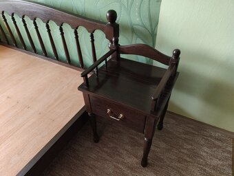Manželská posteľ z masívu 170x200 - 4