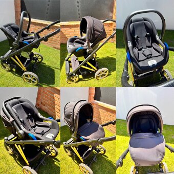 Kvalitný kočiar 3kombinácia Bexa ultra style super funkcie - 4