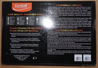 24ks Príborová sada Gerhoff - 4