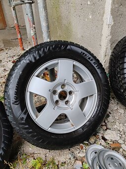 VW/Skoda 5x100 R15 original zimna sada - 4