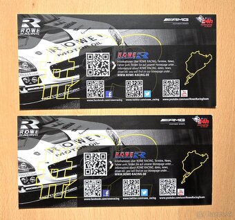 24 H Nürburgring Rowe Racing Mercedes GT autogramy - 4