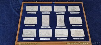 Investičné striebro-tehličky-sada Slávne lode-70te roky-962g - 4