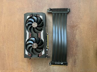 Sapphire PULSE Radeon RX 5700XT 8G + riser cable - 4