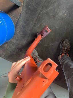 rám s dielmi na Simson s51 - 4