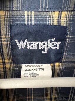 Wrangler pánska košeľa XXL + GRÁTIS Rifľová vesta H.I.S. - 4