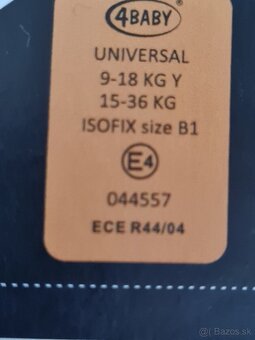 Detska autosedacka 4Baby Universal ISOFIX - 4