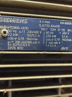 Elektromotor 2.2 kw - 4