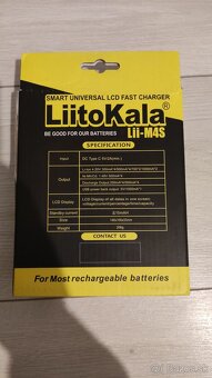 Liitokala M4S smart nabíjačka - 4