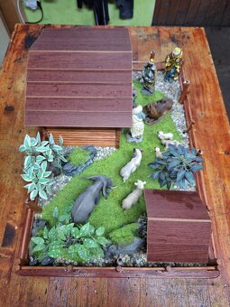 Svietiaci drevený ručne vyrobený betlehem - 4