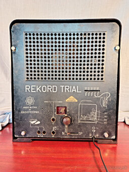 Staré rádio Radiotechna Rekord Trial - 4