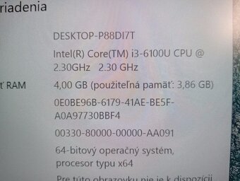 predám DELL LATITUDE E5470 , WINDOWS 10. - 4
