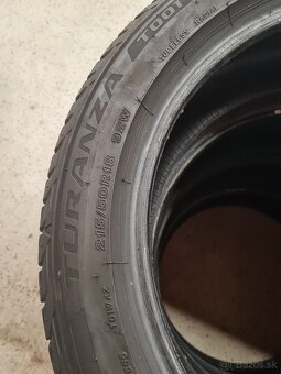 4x Bridgestone Turanza 215/50 R18 letné pneumatiky - 4