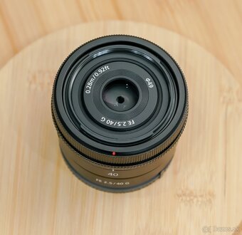 SONY FE 40mm f/2.5 G, top stav, v záruke - 4