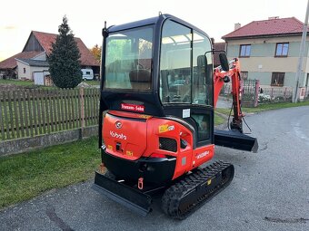 Minibagr Kubota KX018-4 hyd.podvozek+hyd.svahovka - 4
