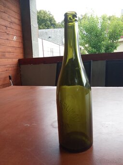 Starožitná pivová fľaša Brumov - 4