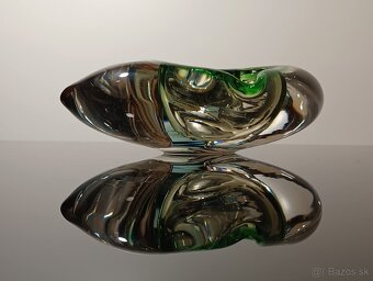 Nádherná miska / popolník/z hutného skla zaujímavý kúsok - 4