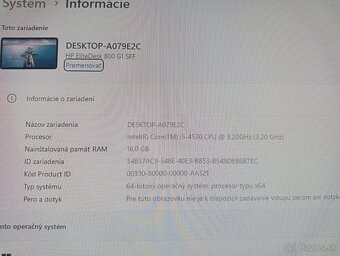 pc Hp Elitedesk 800 G1 SFF + Nvidia Geforce GTX 1050ti - 4