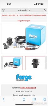 Blow off ventil FORGE GOLF R - 4