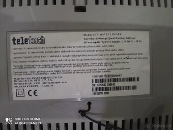 Retro televízor Teletech plus stojan - 4