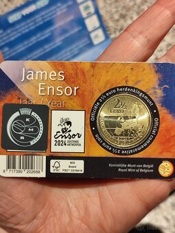 2,5€ Belgicko Ensor BU 2024 - 4