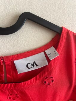 Dámska červená blúzka - 4