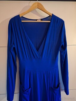 Dámske kráľovsky modré šaty - 4