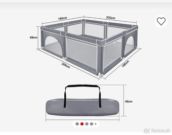 Detská ohrádka 180x150cm ČISTO NOVÁ - 4