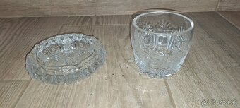 Brusene sklo, sklenene podnosy - 4