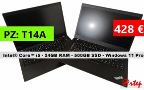 Notebook Lenovo ThinkPad - i5/24GB RAM/500GB SSD/ Win 11 Pro - 4