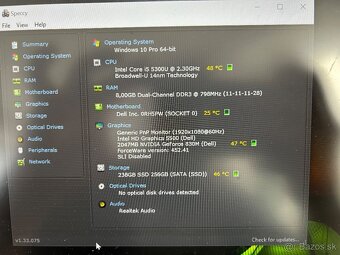 Herný Dell Latitude E5450 s i5,8gb ram,256gb ssd,GT830m - 4