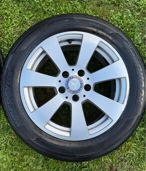 Mercedes disky R16 s letnými pneu 205/55 R16 – 5x112 - 4