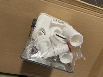 Sifón podomietkový DN50/40 pre napojenie 2 spotrebičov - 4