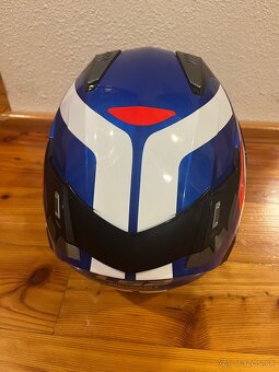 LS2 Challenger Fusion Blue/Red – veľkosť XL - 4