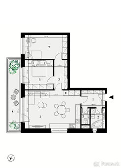 Iba u nás zľava 3-izb. byt v štandarde 90,17 m2 rezidencia - 4