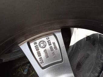 Škoda Fabia,Rapid 17"5x100 originálne hliníkové disky - 4