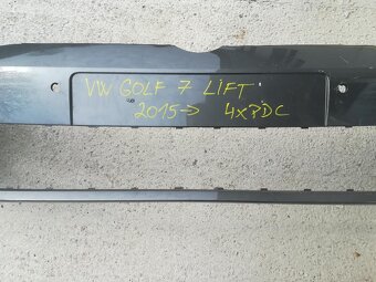 VW Golf 7 lift 2015- predný nárazník - 4