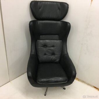 Velke retro kozenkove otocne kreslo usiak Up Zavody - 4