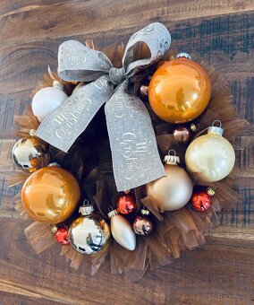 Vianočné vence na dvere 1. - 4