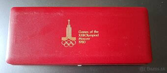Olympiada Moskva PROOF 1980 investicne striebro - 4