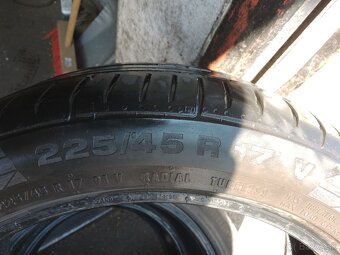 4x letné pneumatiky 225/45 r17 - 4