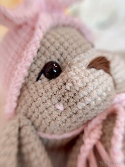 Zajačik amigurumi / Ručná práca - 4