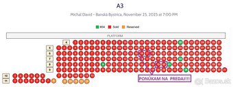 Vstupenky - Michal David - Banská Bystrica - 4