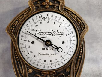 Velmi pěkné 10kg velké jednomiskové váhy po renov. - 4